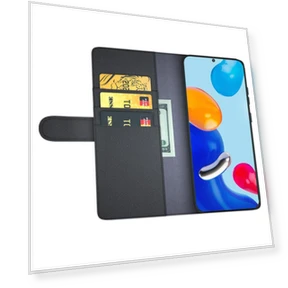 Magnetic Split Genuine Leather Phone Case with Viewing Stand — Flip Cases, Smartwatch 2025