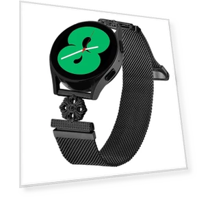 Milanese Band Flower Stainless Steel Magnetic Mesh Watch Strap — Bands, Smartwatch 2025
