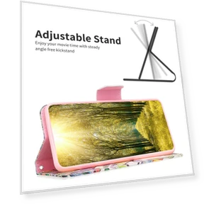 Pattern Printing PU Leather Wallet Stand Cover — Phone Accessories, Smartwatch 2025