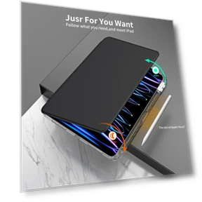 PU Leather + Acrylic Tablet Cover — Keyboard Cases, Smartwatch 2025