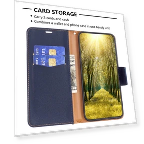 PU Leather Wallet Cover with Strap — Phone Accessories, Smartwatch 2025