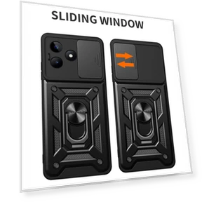 Rear Lens Protection Phone Case with Kickstand — Basic Cases, Smartwatch 2025