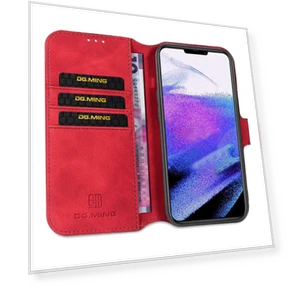 Retro Style Magnetic Closure Shockproof PU Leather Wallet Phone Case with Stand — Bumpers, Smartwatch 2025