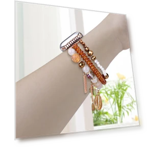 Shell Beads Bands Three Rows — Smartwatch Straps, Smartwatch 2025