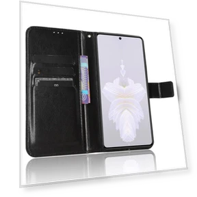 Shockproof Leather Wallet Case with Stand — Basic Cases, Smartwatch 2025