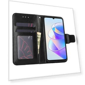 Shockproof Leather Wallet Phone Case — Flip Cases, Smartwatch 2025