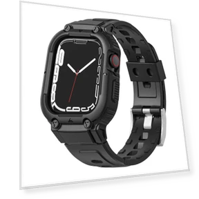 Silicone Wrist Band with Watch Case — Smartwatch Straps, Smartwatch 2025