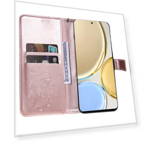 Solid Color Leather Mobile Cover Wallet Stand with Strap — Basic Cases, Smartwatch 2025