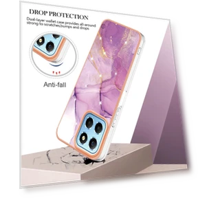TPU Case with IMD Marble Pattern Electroplated Back Cover — Back Covers, Smartwatch 2025