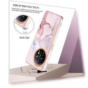TPU Case with IMD Marble Pattern Electroplated Back Cover — Basic Cases, Smartwatch 2025