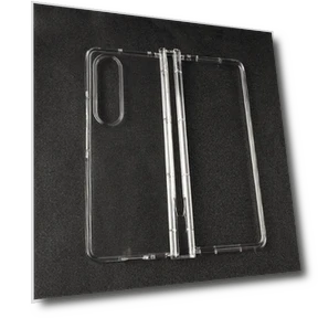 Transparent Folding Phone Case with Pen Holder — Basic Cases, Smartwatch 2025