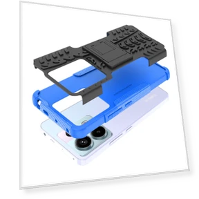 Tyre Pattern Phone Cover with Kickstand — Phone Accessories, Smartwatch 2025