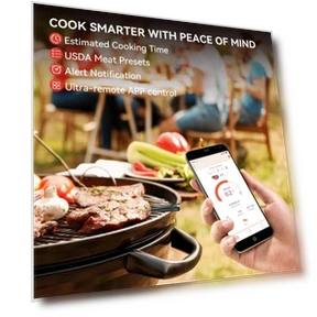 Wireless Smart Meat Thermometer — Thermometers, Leisure outdoor