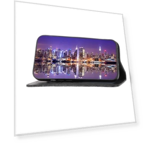 Calf Texture Imprinted Rhombus Pattern PU Leather Case Wallet Folio Flip Phone Stand Cover with Strap — Phone Accessories, Smartwatch 2025
