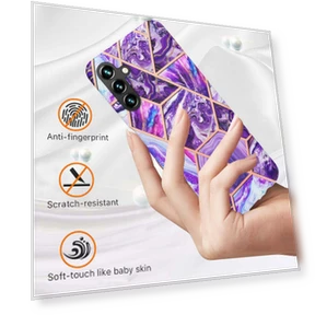 Case Splicing IMD Marble Pattern Electroplated TPU Back Cover — Phone Accessories, Smartwatch 2025