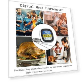 Digital Meat Thermometer with Probe — Instant-Read, Leisure outdoor