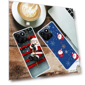 Festive Christmas Pattern Protective Phone Case — Protective Cases, Samrtwatch Bands Straps