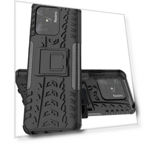 Hard PC+Soft TPU Cool Case Tires Style Non-Slip Kickstand Hybrid Impact Cover — Bumpers, Smartwatch 2025