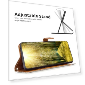 Jeans Cloth Texture Leather Wallet Mobile Cover with Stand — Phone Accessories, Smartwatch 2025