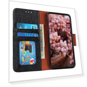Leather Flip Case with Wallet and Stand — Flip Cases, Smartwatch 2025