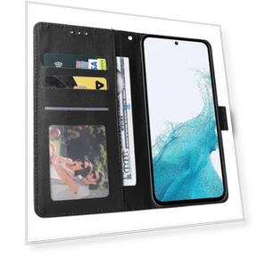 Leather PU Flip Wallet Case with Stand — Flip Cases, Smartwatch 2025