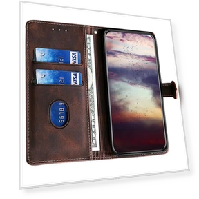 Leather Stand Phone Cover — Phone Accessories, Smartwatch 2025