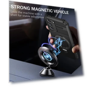 Magnetic Metal Ring Kickstand Phone Case — Phone Accessories, Smartwatch 2025
