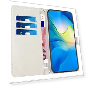 Marble Pattern Printing Leather Case Stand Wallet Phone Cover — Phone Accessories, Smartwatch 2025