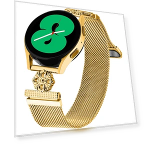 Milanese Band Flower Stainless Steel Magnetic Mesh Watch Strap — Smartwatches, Smartwatch 2025