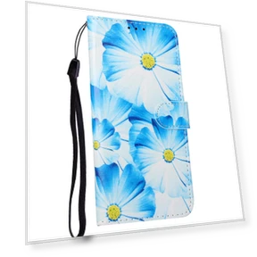 Pattern Printing PU Leather+TPU Magnetic Clasp Phone Cover Case with Foldable Stand Wallet — Flip Cases, Smartwatch 2025