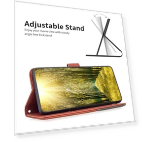 Phone Cases Wallet Stand Geometry Imprinted Leather Cover — Flip Cases, Smartwatch 2025