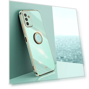 Precise Lens Cutout Shockproof Phone Case with Ring Kickstand — Bumpers, XINLI
