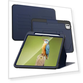 PU Leather Tablet Case with Card Holder — Keyboard Cases, Smartwatch 2025