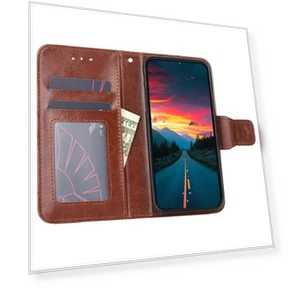 PU Leather Wallet Phone Case with Stand — Phone Accessories, Smartwatch 2025