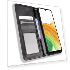 Retro Texture Wallet Stand Cover — Phone Accessories, Smartwatch 2025