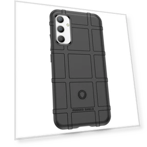 Rugged Square Grid Texture Shockproof Soft TPU Back Cover — Bumpers, Smartwatch 2025