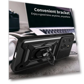 Slide Lens Protection Cover Shockproof Kickstand Phone Case — Protective Cases, Smartwatch 2025