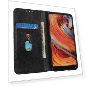 Split Leather Wallet Case with Magnetic Closure — Flip Cases, Smartwatch 2025