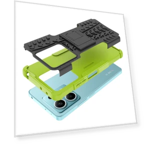 Tyre Pattern Case with Kickstand — Phone Accessories, Smartwatch 2025