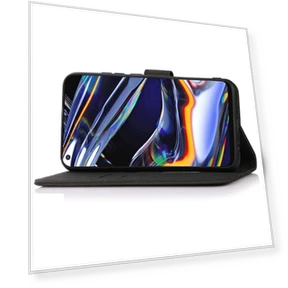 Wallet Case Textured PU Leather Inner TPU Anti-Scratch Full Protective Stand Flip Cover — Phone Accessories, KHAZNEH