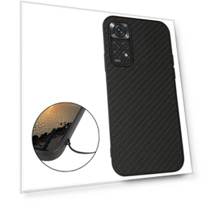 Well-Protected Carbon Fiber Texture PU Leather Case — Phone Accessories, Smartwatch 2025