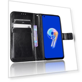 Anti-scratch Crazy Horse Texture Phone Case Stand with Strap — Phone Accessories, Smartwatch 2025