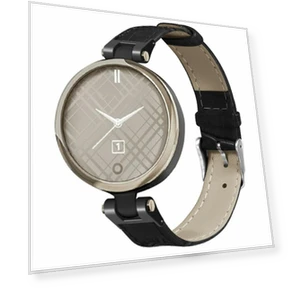 Bamboo Texture PU Leather Adjustable Strap — Bands, Smartwatch 2025