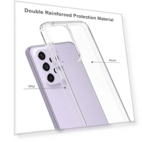 Clear Phone Cover Hard Acrylic+Soft TPU — Screen Protectors, Smartwatch 2025
