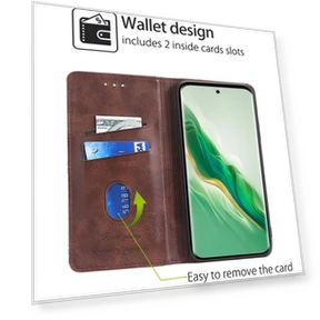 Cowhide Texture Anti-Scratch Leather Phone Cover with Card Slots — Basic Cases, Smartwatch 2025