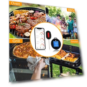 Digital Smart Wi-Fi Bluetooth Meat Thermometer — Thermometers, Leisure outdoor
