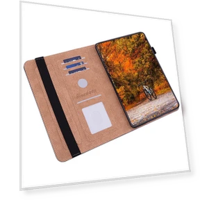 Flip Stand Leather Tablet Cover — Protective Cases, Smartwatch 2025