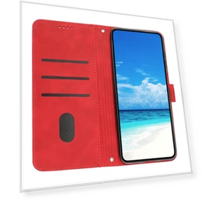 Imprinted Heart Shape Stand Wallet Leather Phone Cover with Shoulder Strap — Phone Accessories, Smartwatch 2025
