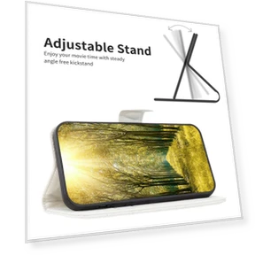 Imprinted Rhombus Pattern Phone Wallet Stand Case — Fitness Bands, Smartwatch 2025