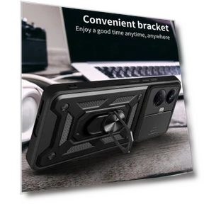 Kickstand Phone Holder Sliding Camera Cover Phone Case — Mobile Devices & Accessories, Smartwatch 2025
